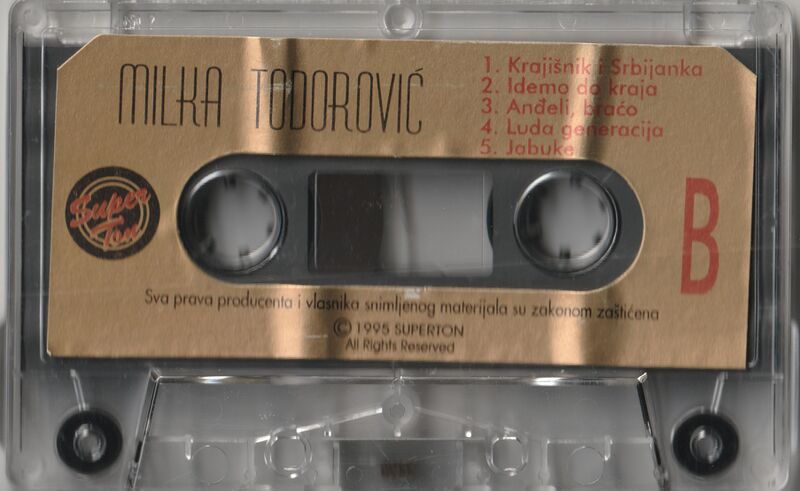 File:Milka Todorović Desilo Se Čuda Idemo Do KrajaSideB.jpg